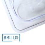 Гастроємкість GN 1/9-65 з прозорого полікарбонату Brillis - Зображення 2