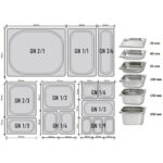 Кришка із чорного полікарбонату GN1/2 Larder - Зображення 2