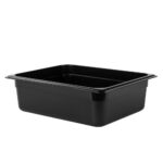 Гастроємність із чорного поліпропілену One Chef 1/2 100 мм