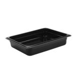 Гастроємність із чорного поліпропілену One Chef 1/2 65 мм