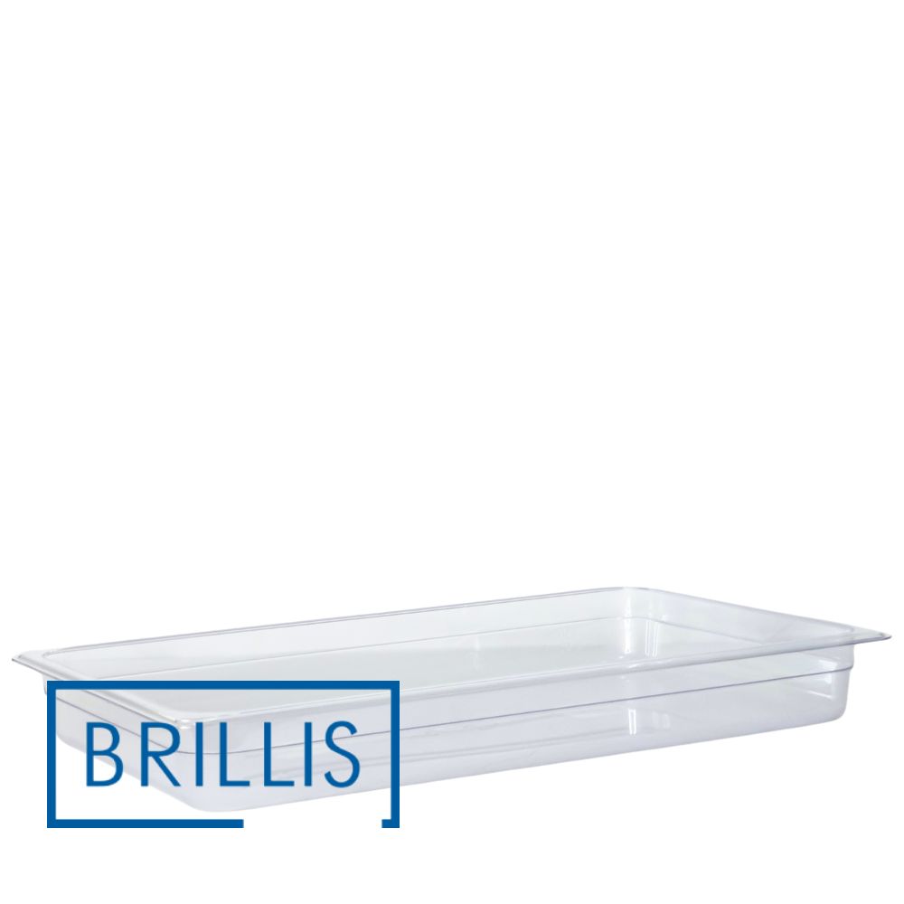 Гастроємкість GN 1/1-65 з прозорого полікарбонату Brillis