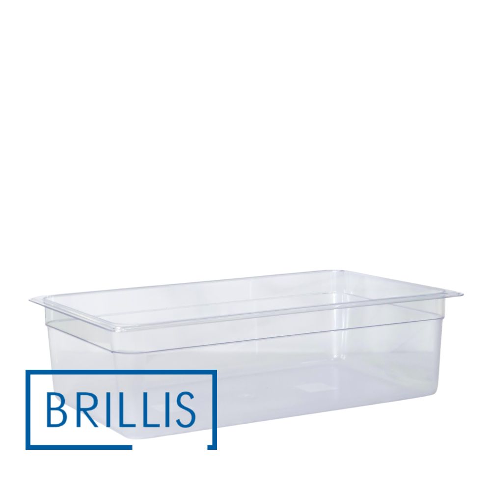 Гастроємкість GN 1/1-150 з прозорого полікарбонату Brillis