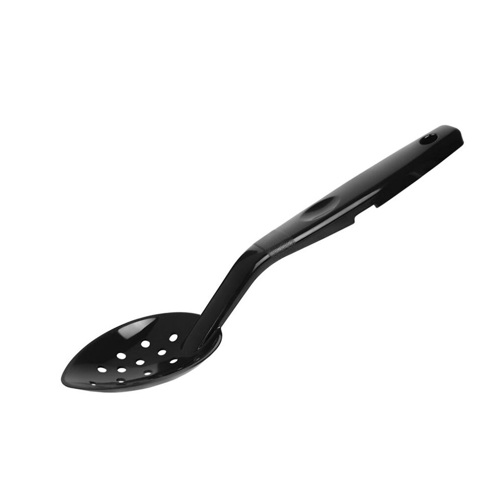 Ложка сервірувальна перфорована з полікарбонату чорна 295 мм