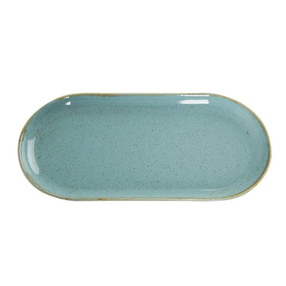 Блюдо овальне Porland Seasons Turquoise 300 мм