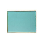 Блюдо квадратне Porland Seasons Turquoise 350х250 мм