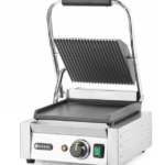 Гриль контактний одинарний верхня рифлена поверхня нижня - гладка Hendi - Зображення 2