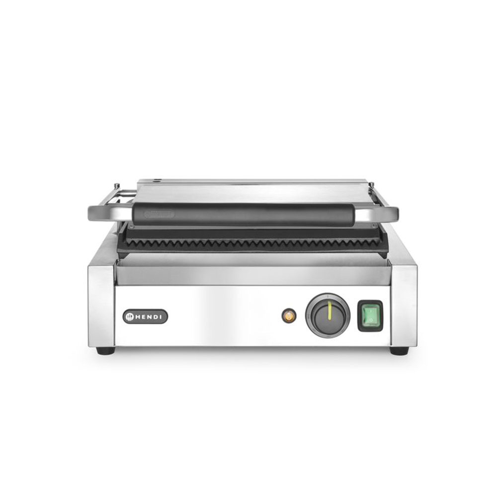 Гриль контактний PANINI верхня та нижня поверхні - рифлені Hendi