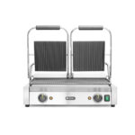 Гриль контактний подвійний верхня та нижня поверхня рифлені Hendi