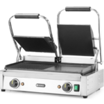 Гриль контактний подвійний права сторона рифлена ліва-гладка Hendi - Зображення 3