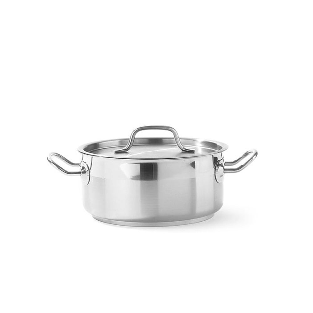 Каструля низька з кришкою Hendi Profi Line 2,80 л Ø200x(H)90 мм