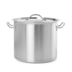 Каструля середня із кришкою Hendi Budget Line 9 л Ø250×(H)180 мм