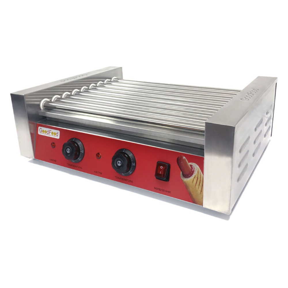 Гриль роликовий GoodFood HDRG9 RED на 9 роликів