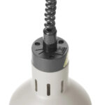 Лампа для підігріву страв з регульованою висотою Hendi біла - Зображення 3