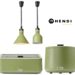 Лампа для підігріву страв із регульованою висотою Hendi Ø275 мм зелена - Зображення 4