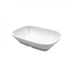 Тарілка овальна з полікарбонату 140х100 мм 250 мл