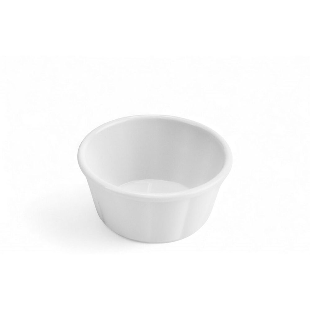 Соусник із полікарбонату круглий білий 35 мл Ø56 мм
