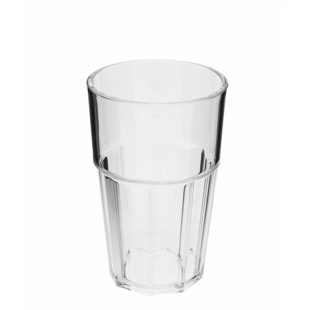 Склянка Граніт з полікарбонату прозора 300 мл