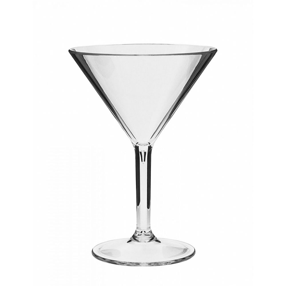 Келих для мартіні з полікарбонату прозорий 280 мл