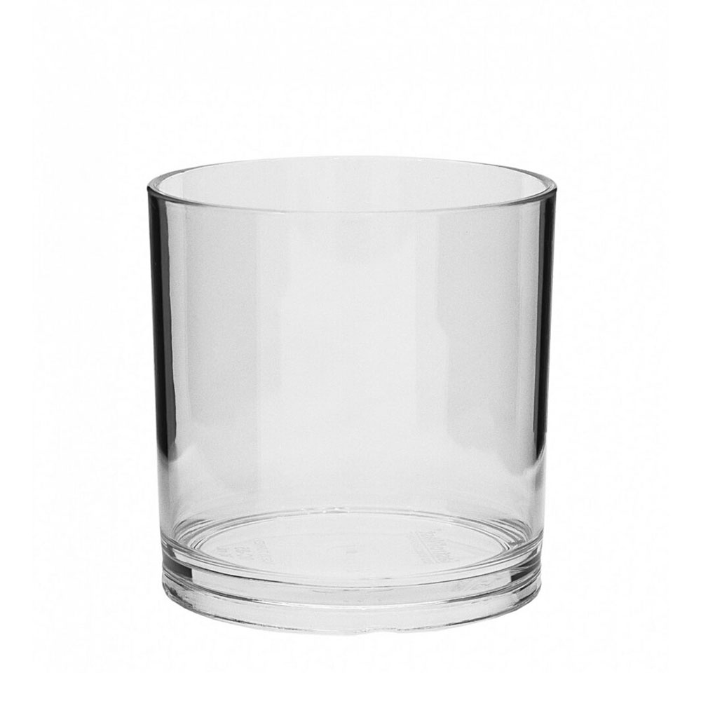 Склянка для віскі з полікарбонату прозора 280 мл