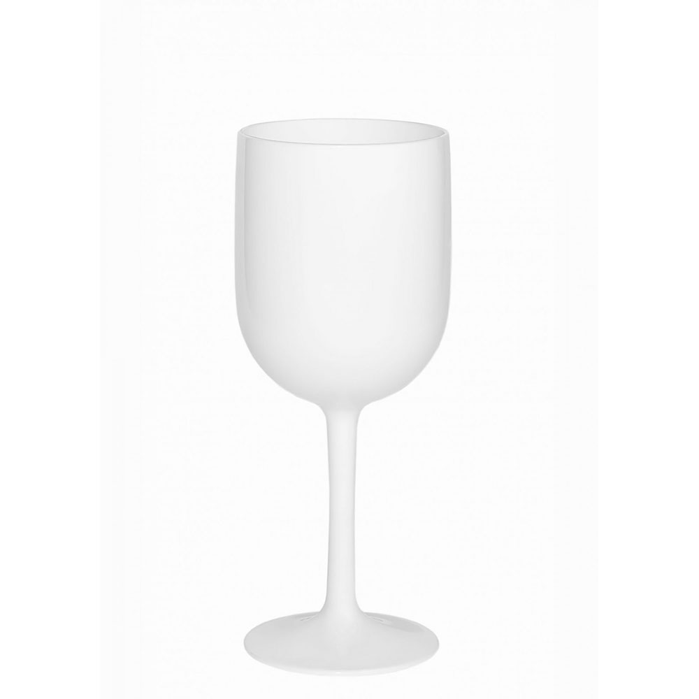 Келих для вина білий з полікарбонату 480 мл