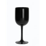 Келих для вина з полікарбонату чорний 480 мл