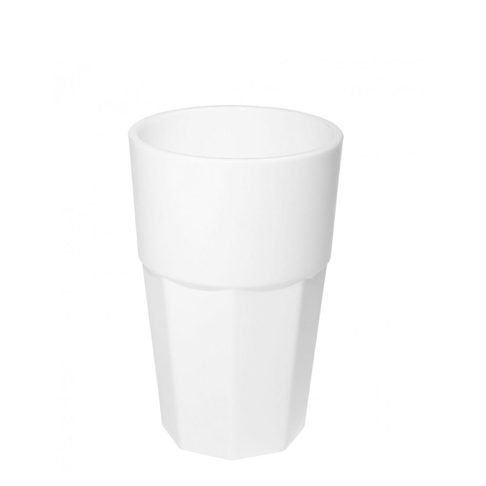 Склянка Граніт з полікарбонату біла 300 мл