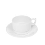 Чашка з блюдцем з полікарбонату 200 мл