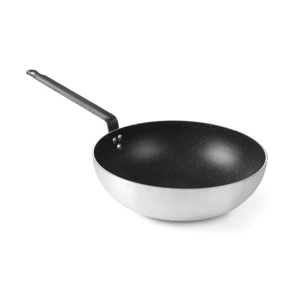 Сковорода Вок "Marble Professional" Hendi Ø320x(H)100 мм