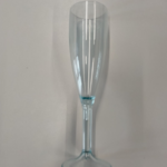 Бокал для шампанського прозоро-бірюзовий Gastro Plast 180мл - Зображення 2