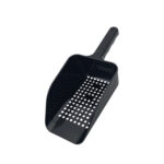 Совок із полікарбонату перфорований чорний 1200 мл