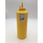 Диспенсер жовтий для соусів Gastro Plast 1000 мл. з ковпачком