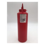 Диспенсер червоний для соусів Gastro Plast 750 мл. з ковпачком