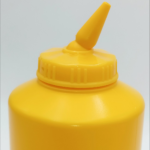 Диспенсер для соусів жовтий Gastro Plast 1000 мл. з обертовим наконечником - Зображення 2
