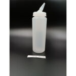 Диспенсер для соусів прозорий Gastro Plast 250 мл. з обертовим наконечником