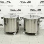 Бак для збирання відходів на колесах з кришкою 50 л - Зображення 3