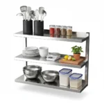 Полиця навісна трирівнева - Зображення 2