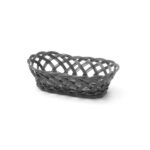 Плетений кошик овальний Hendi 225x130x(H)55 мм чорний