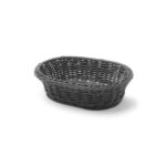 Корзина для хліба овальна Hendi 250x190x(H)65 мм чорна