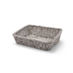 Кошик для хліба зі скошеним краєм Hendi 400x300x(H)120 мм сірий