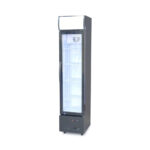 Шафа холодильна для напоїв GoodFood BC160BW2LED 90x465x(H)1775 мм чорна-біла
