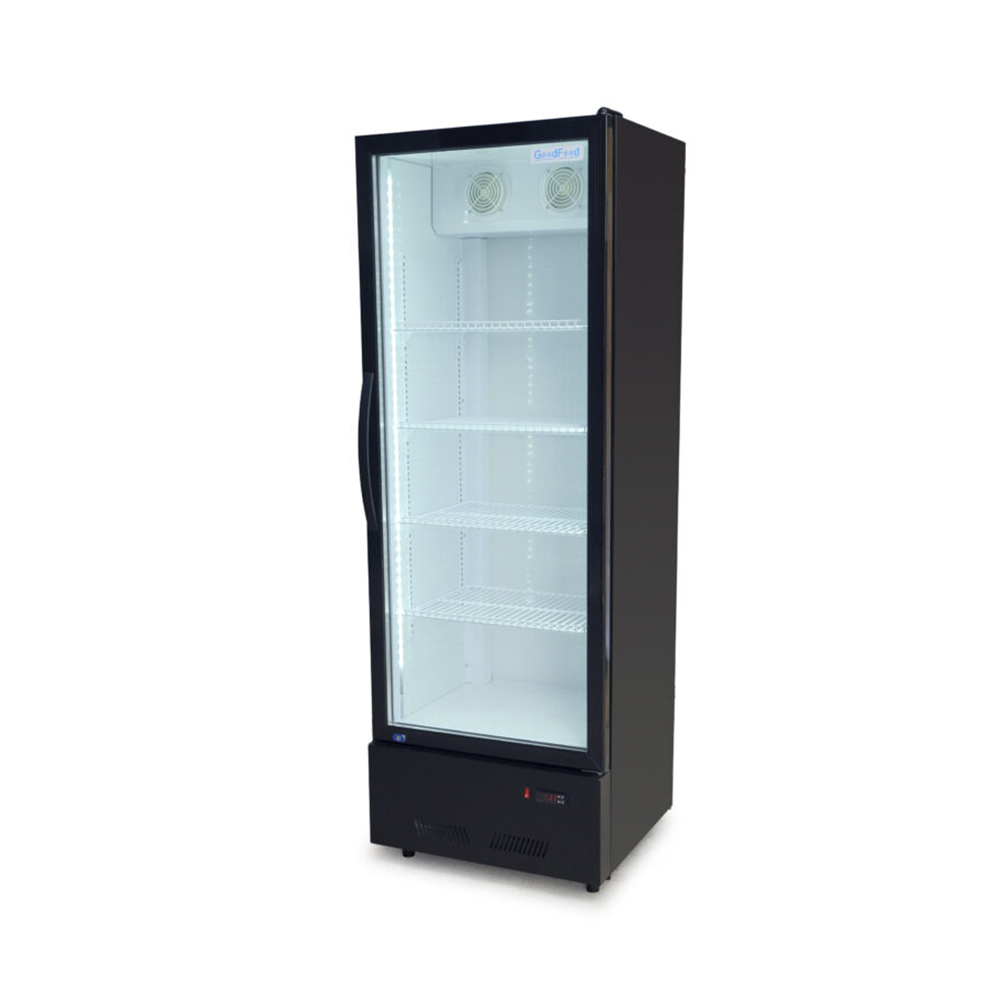 Шафа холодильна для напоїв GoodFood BC360NBW2LED 600x572x(H)1730 мм чорна-біла