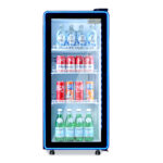 Шафа холодильна для напоїв GoodFood BC170NBW2LEDBLUE 440х715х(H)995 мм чорна-біла - Зображення 3