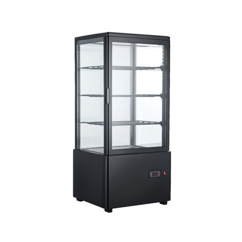 Вітрина холодильна Hurakan HKN-UPD78B 447x400x(H)969 мм чорна