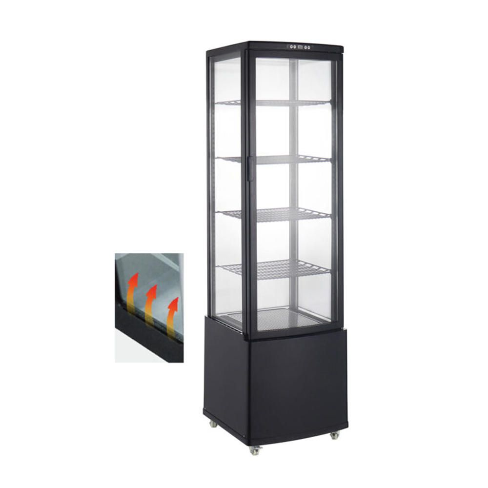 Вітрина холодильна GoodFood RT235L3 556x526x(H)1713 мм чорна